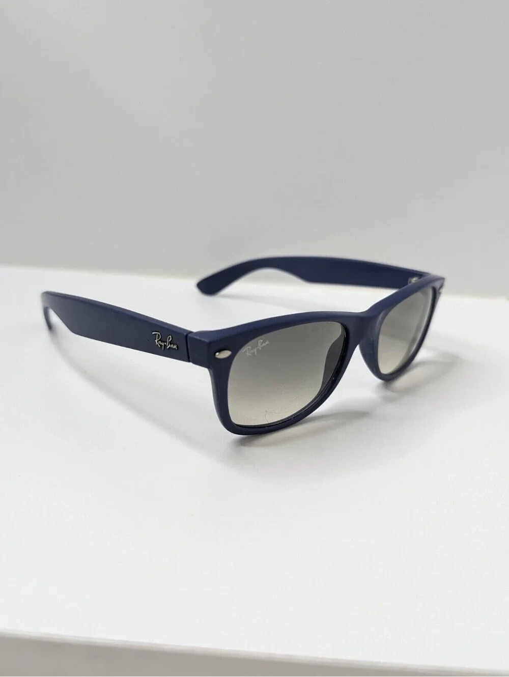 RAY BAN Sunglasses WAYFARER 2132 605371 BLUE/GRAY 55mm Classic Style Retro Cool